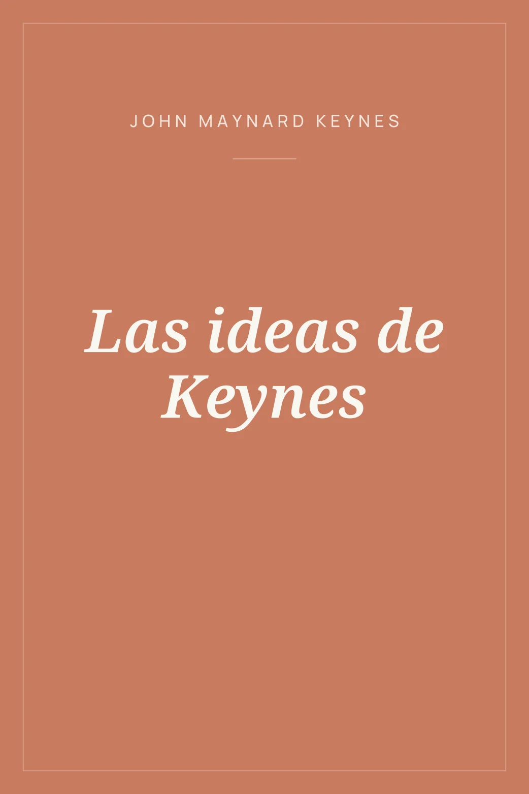 Portada de Las ideas de Keynes