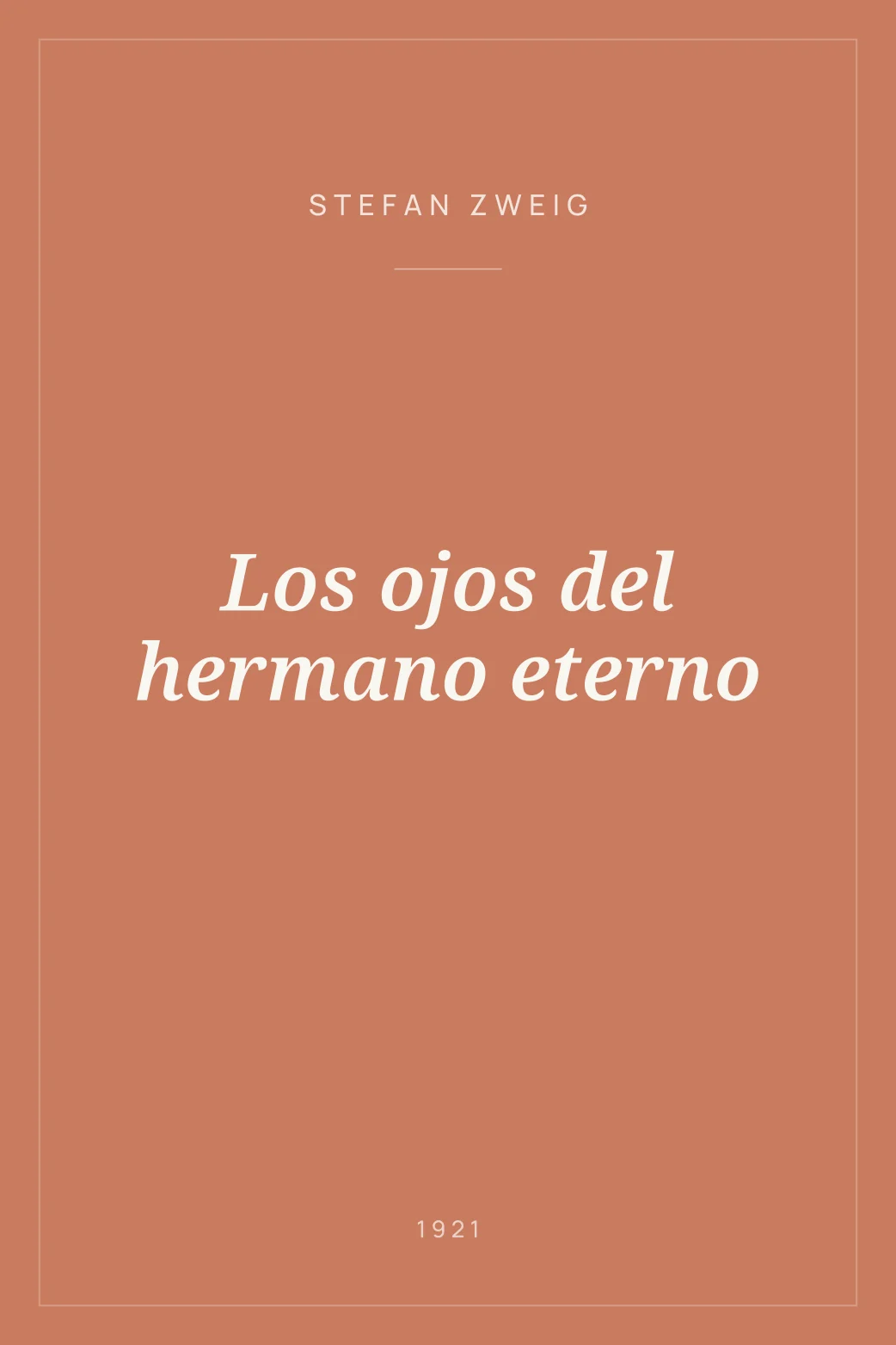 Portada de Los ojos del hermano eterno