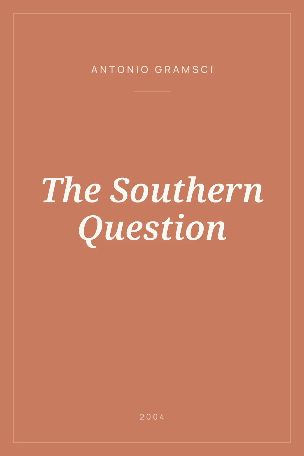 Portada de The Southern Question