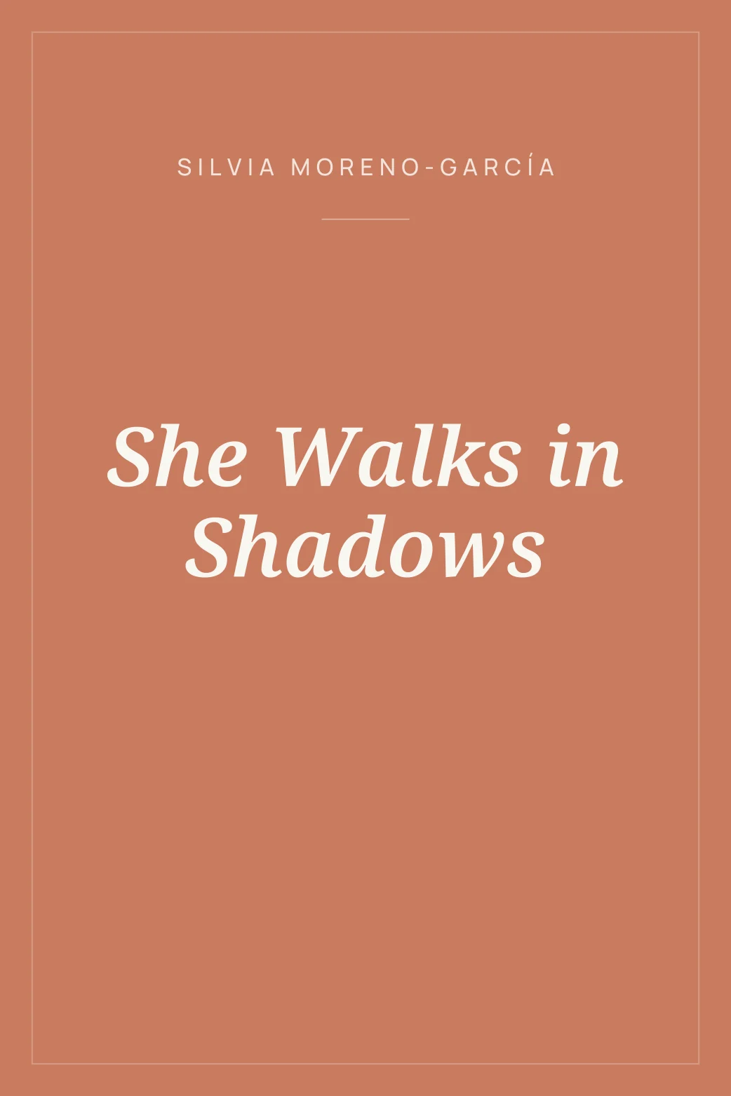 Portada de She Walks in Shadows