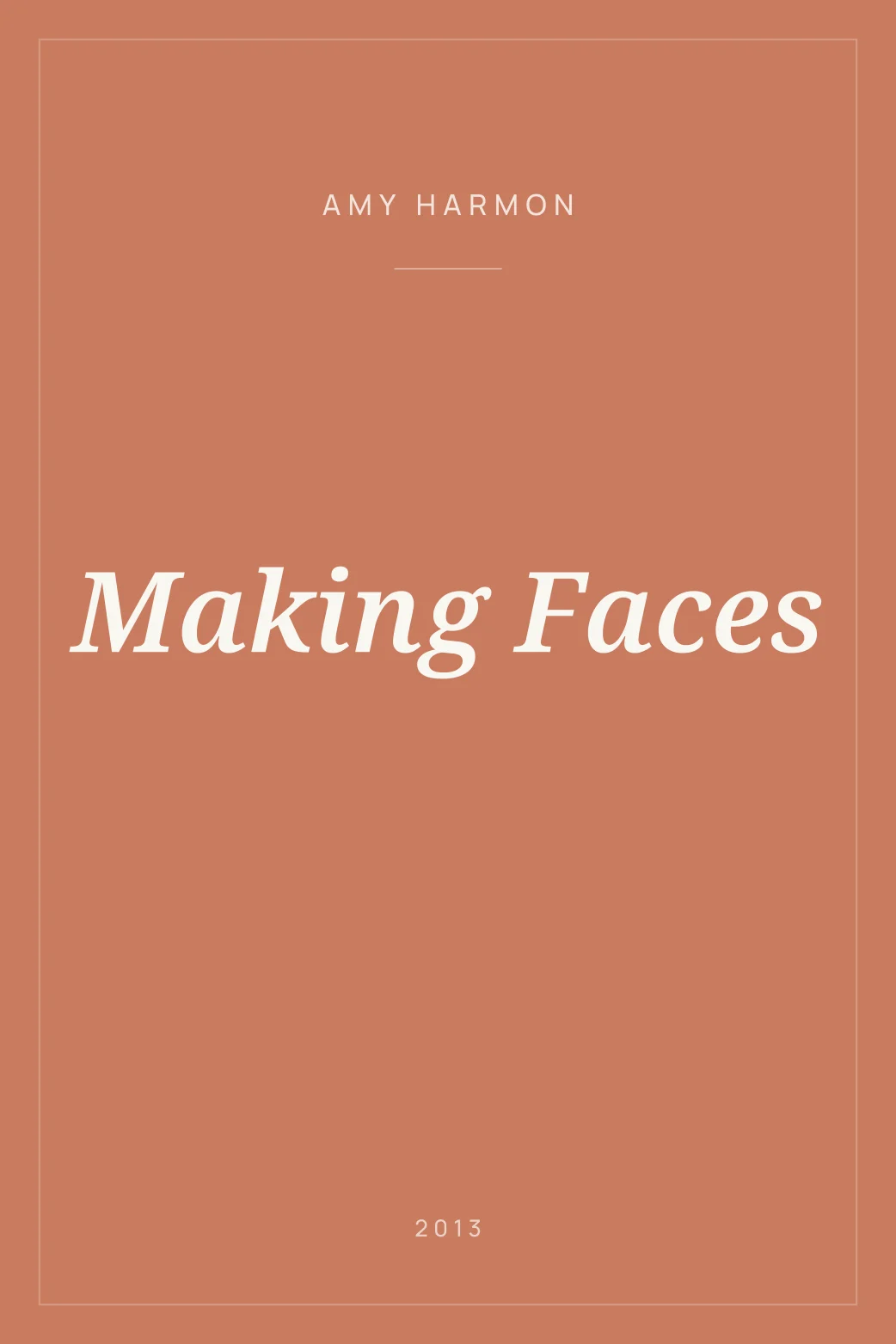 Portada de Making Faces