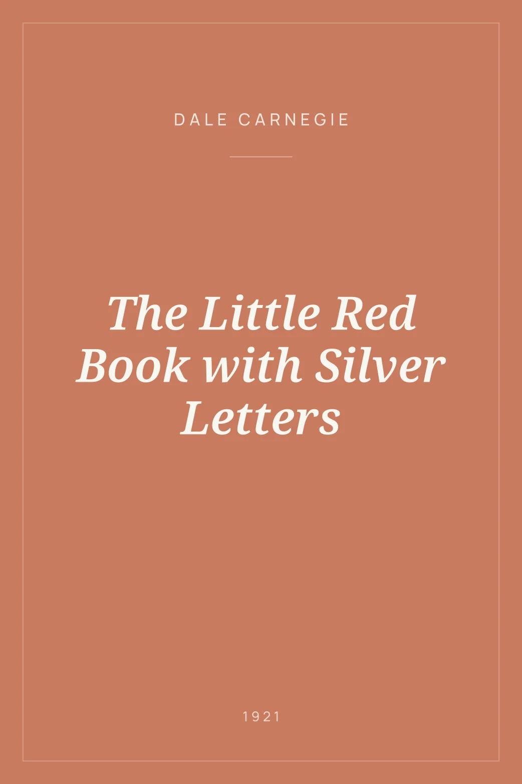 Portada de The Little Red Book with Silver Letters