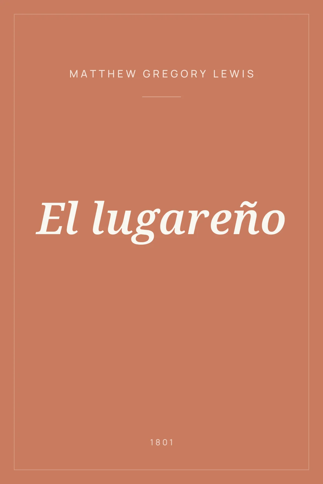 Portada de El lugareño