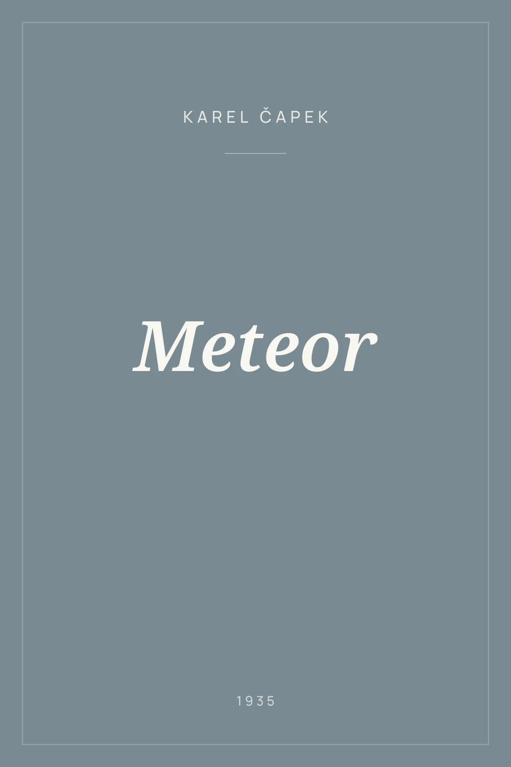 Portada de Meteor