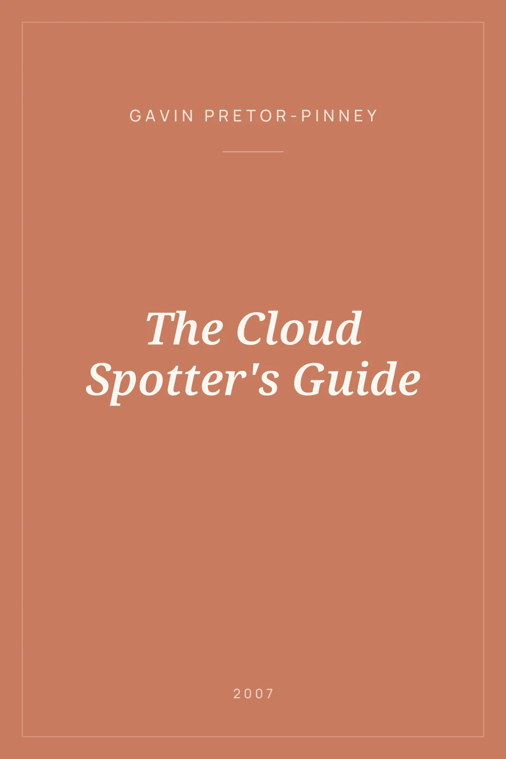 Portada de The Cloud Spotter's Guide