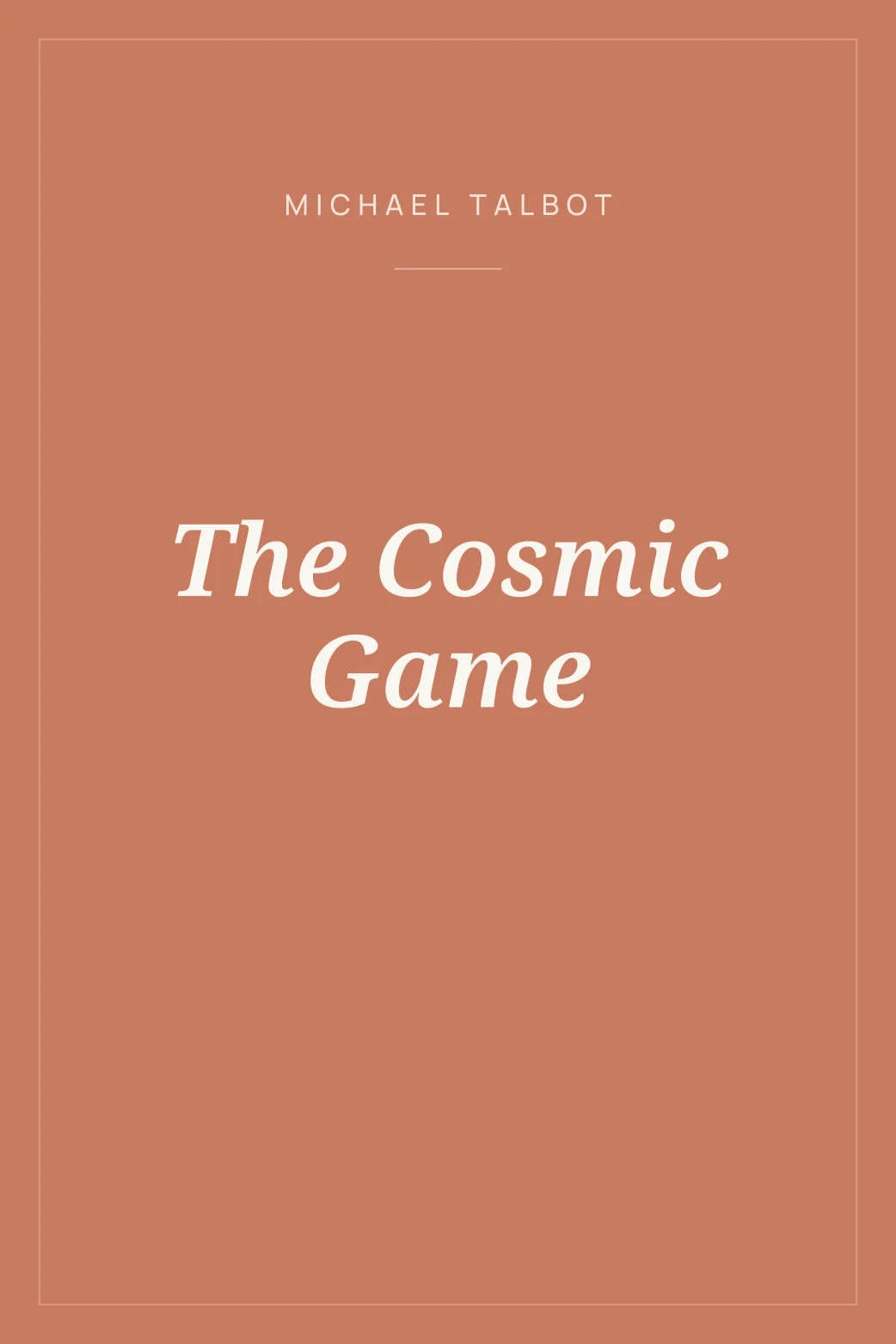 Portada de The Cosmic Game