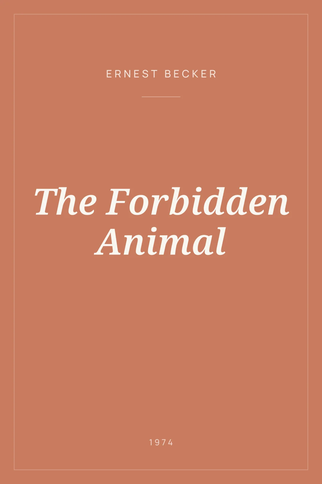 Portada de The Forbidden Animal