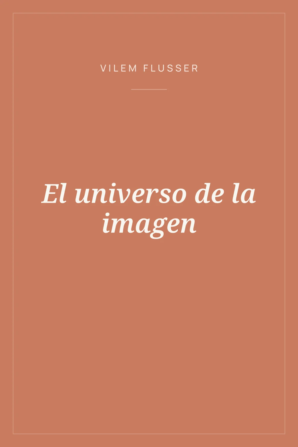Portada de El universo de la imagen