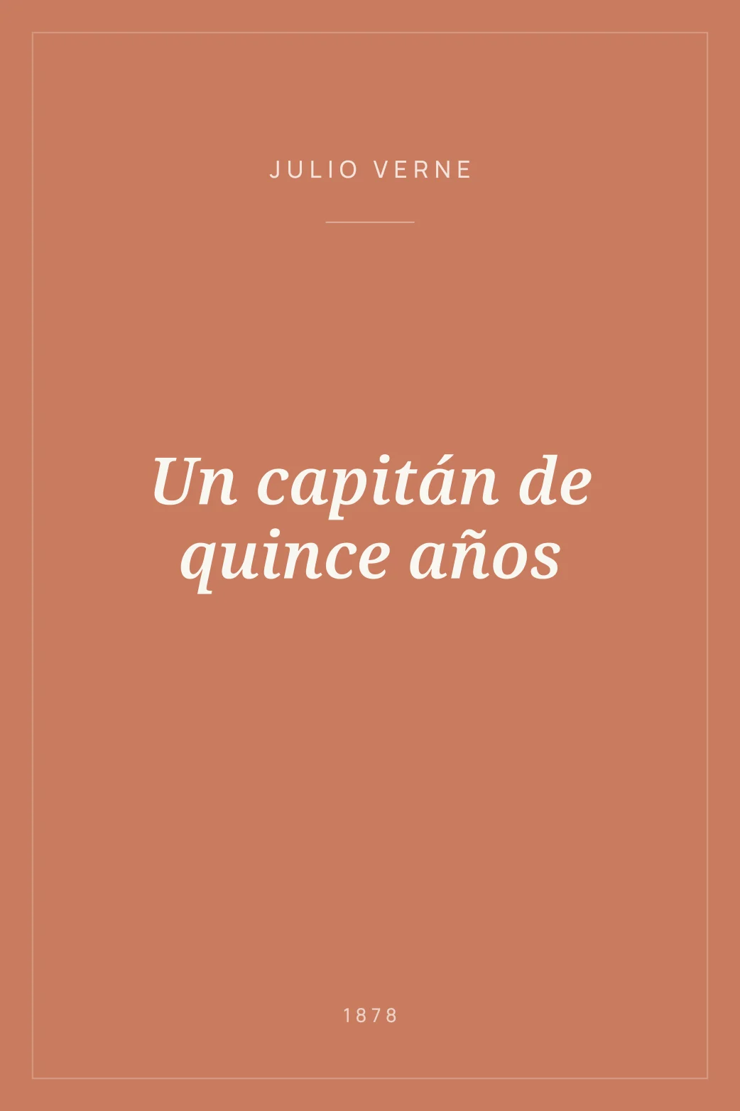 Portada de Un capitán de quince años