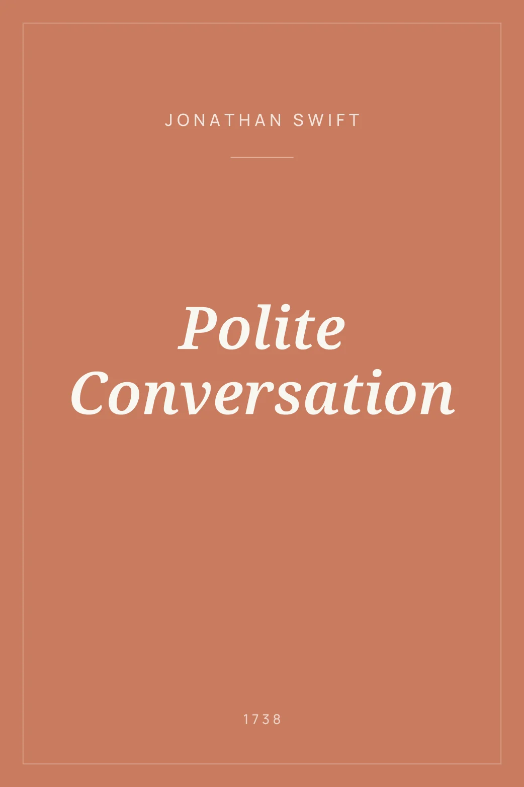 Portada de Polite Conversation
