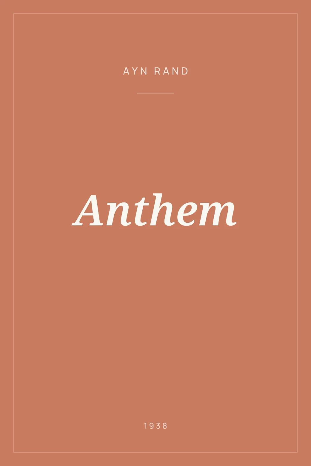 Portada de Anthem