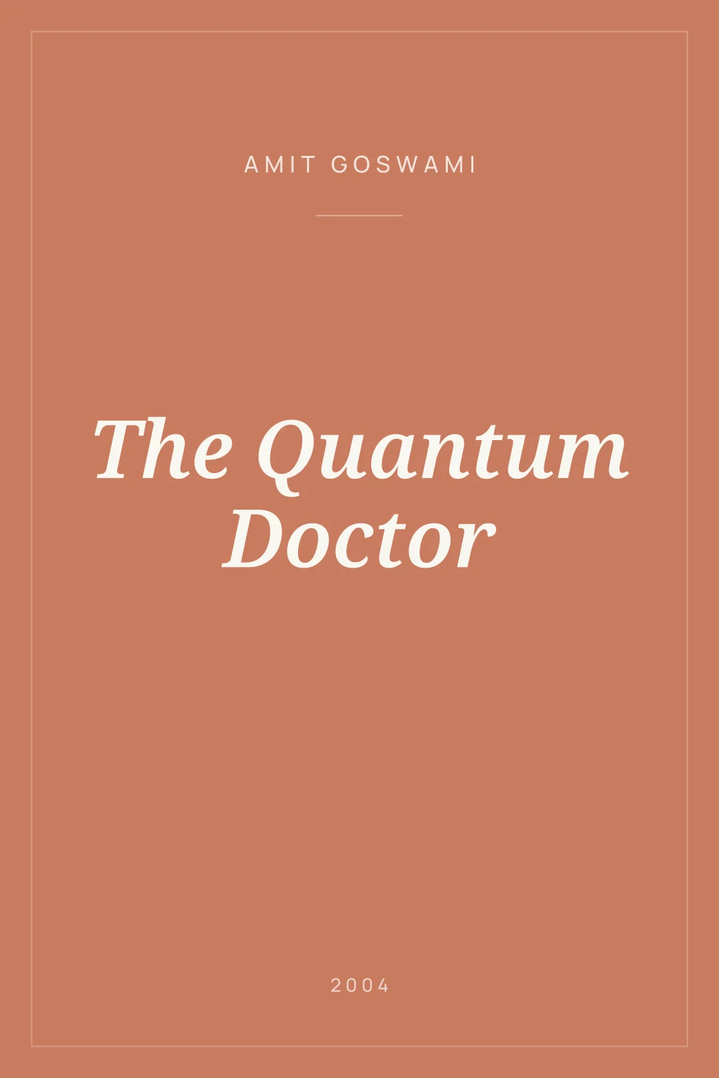 Portada de The Quantum Doctor