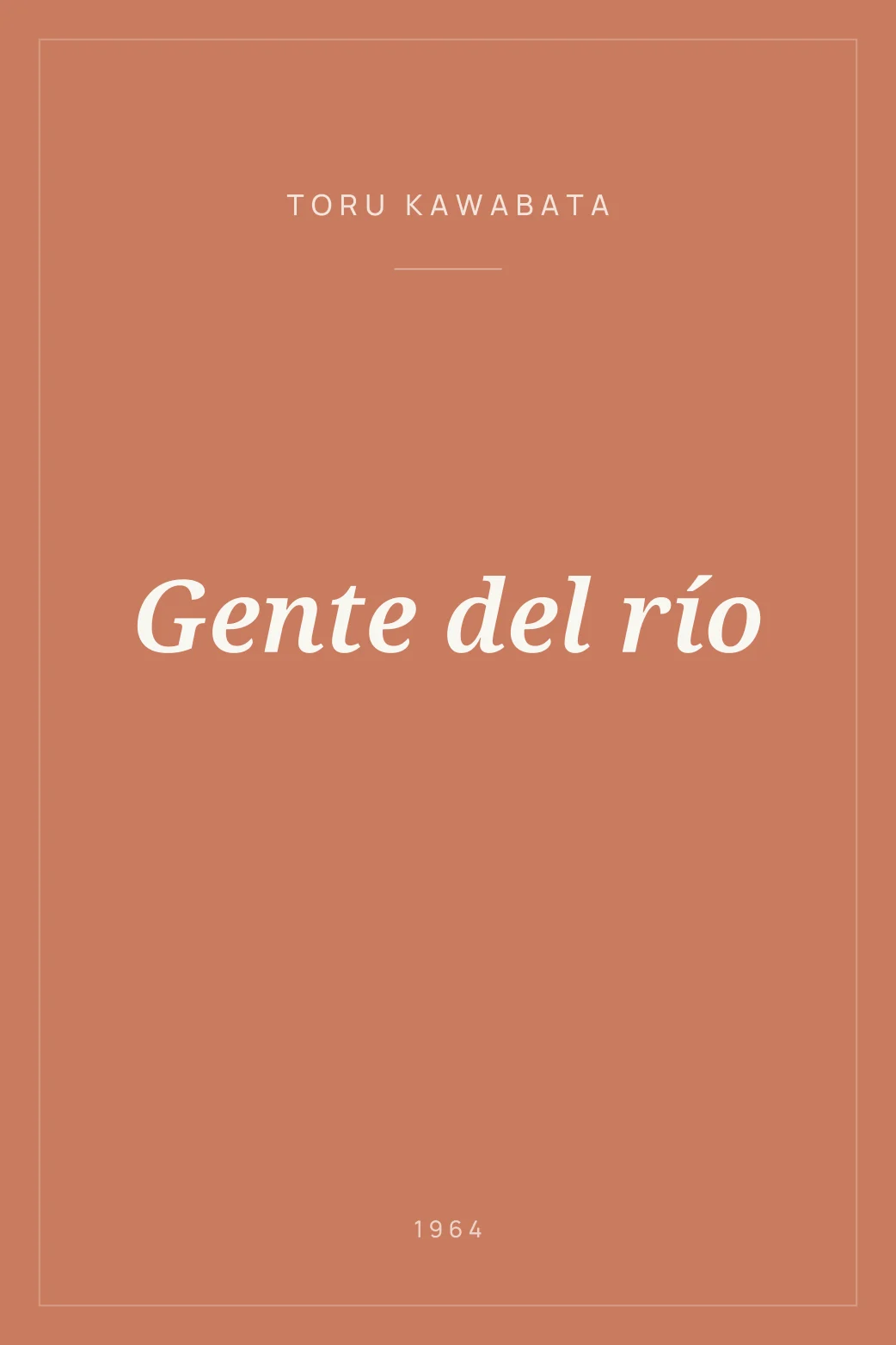 Portada de Gente del río