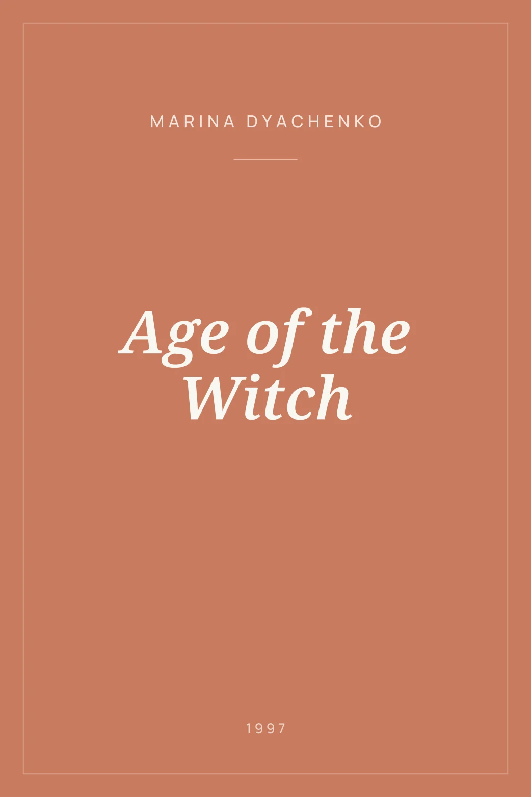 Portada de Age of the Witch