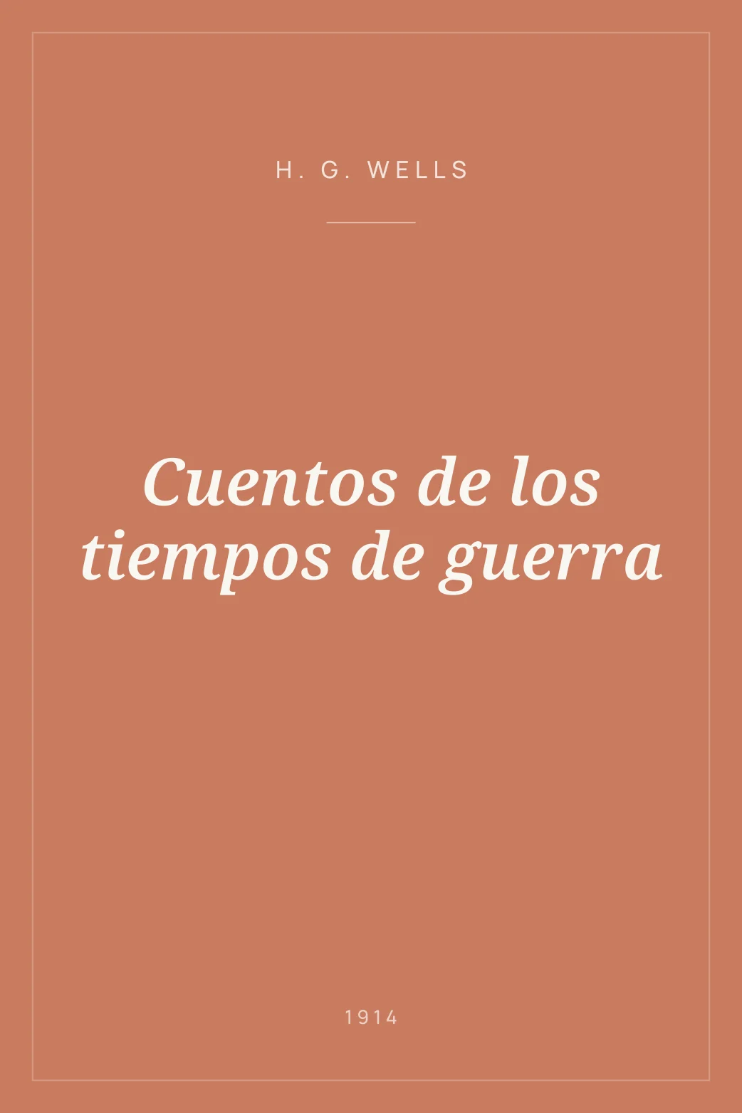 Portada de Cuentos de los tiempos de guerra