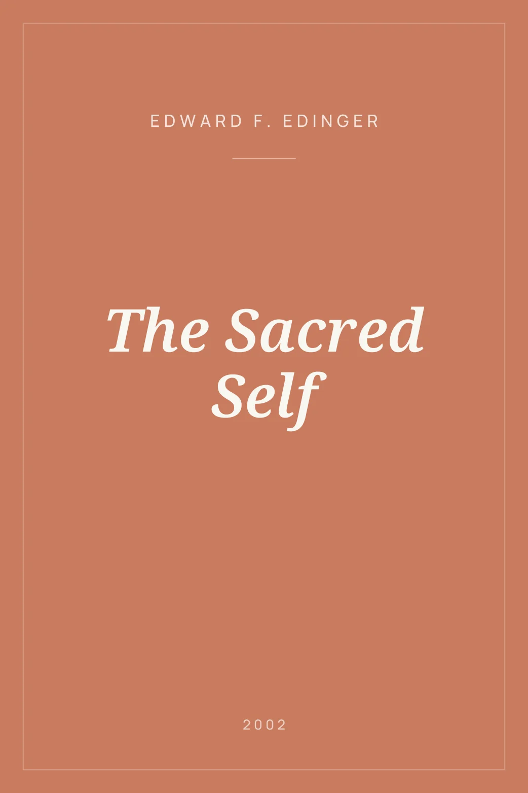 Portada de The Sacred Self