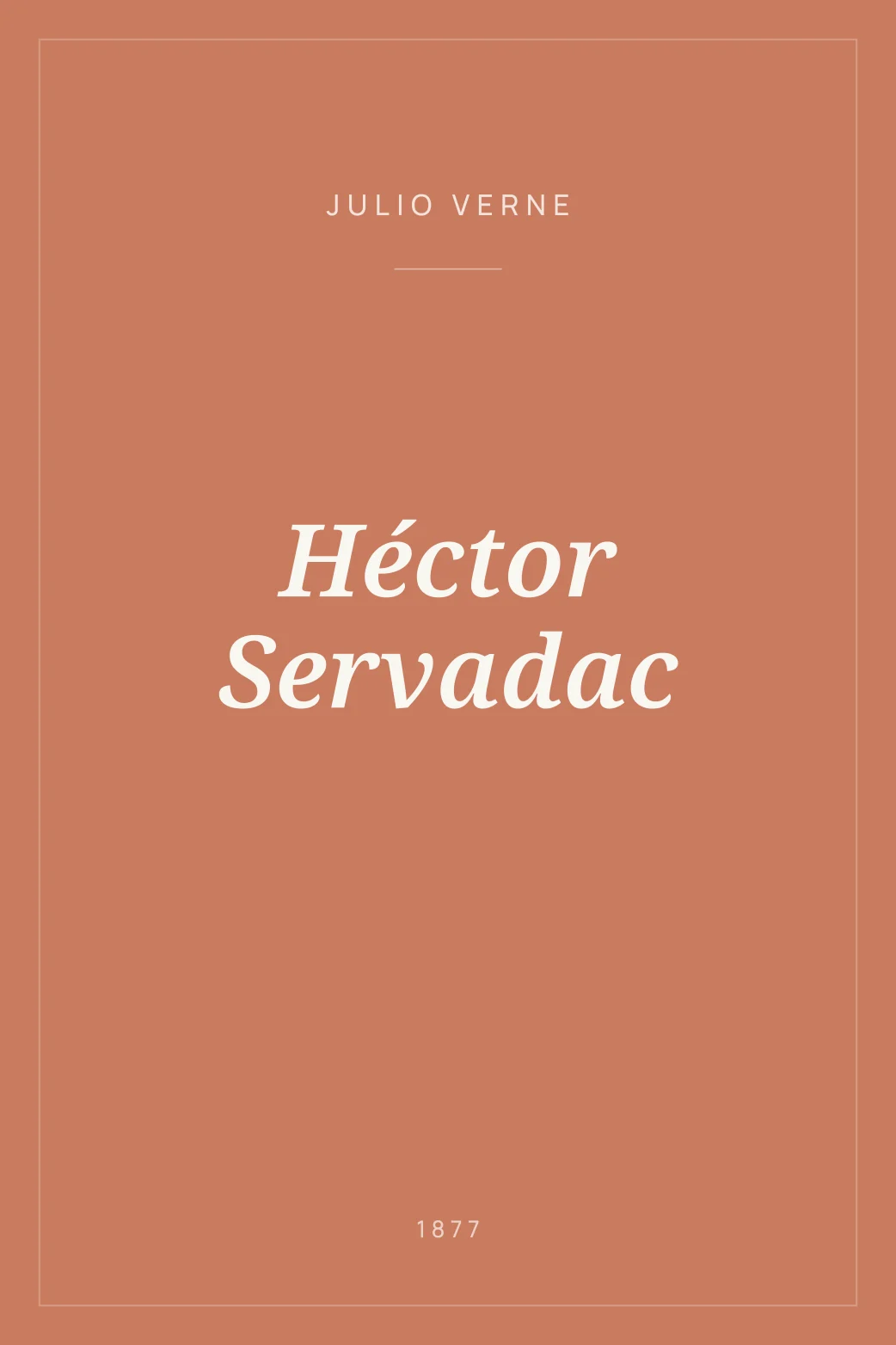 Portada de Héctor Servadac