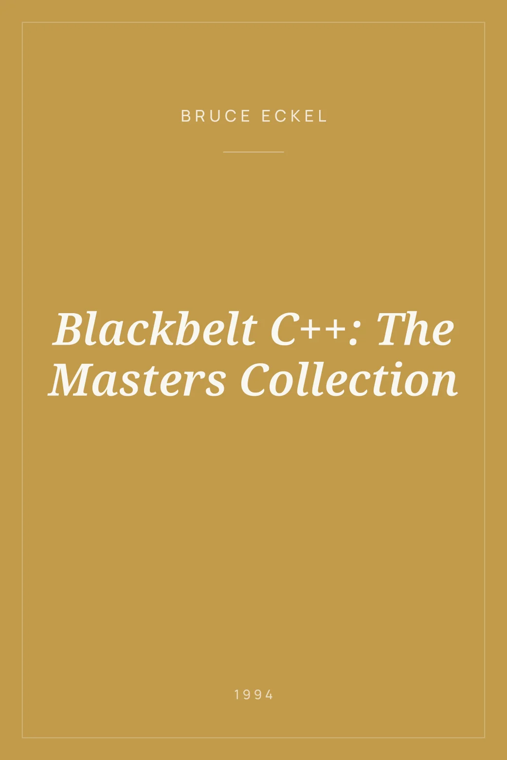 Thinking in C++, Volume One: Introduction to Standard C++ · Bruce Eckel ...