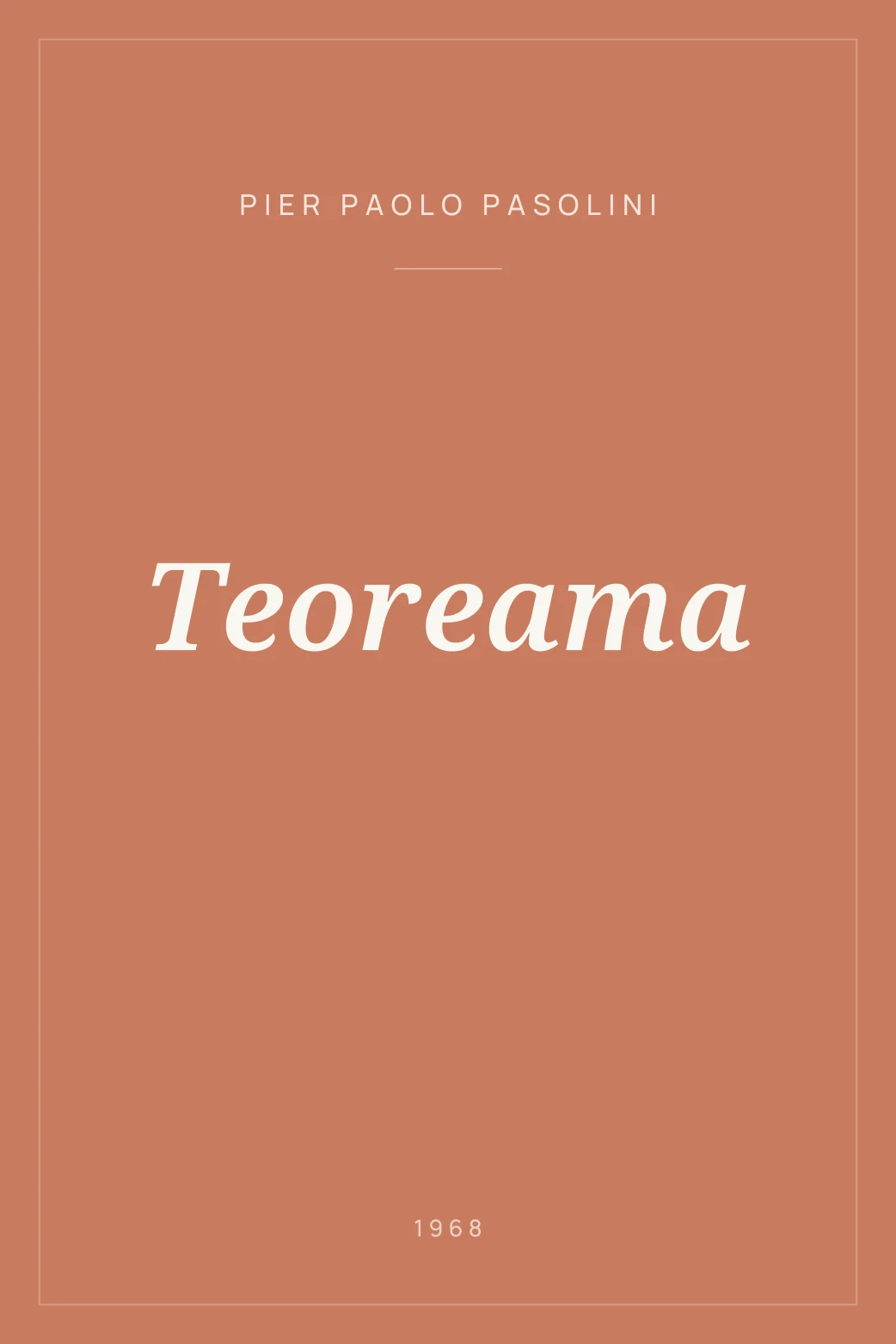 Portada de Teoreama