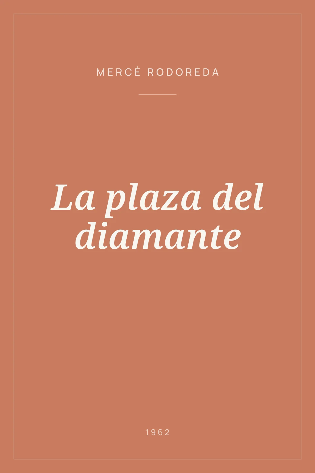 Portada de La plaza del diamante