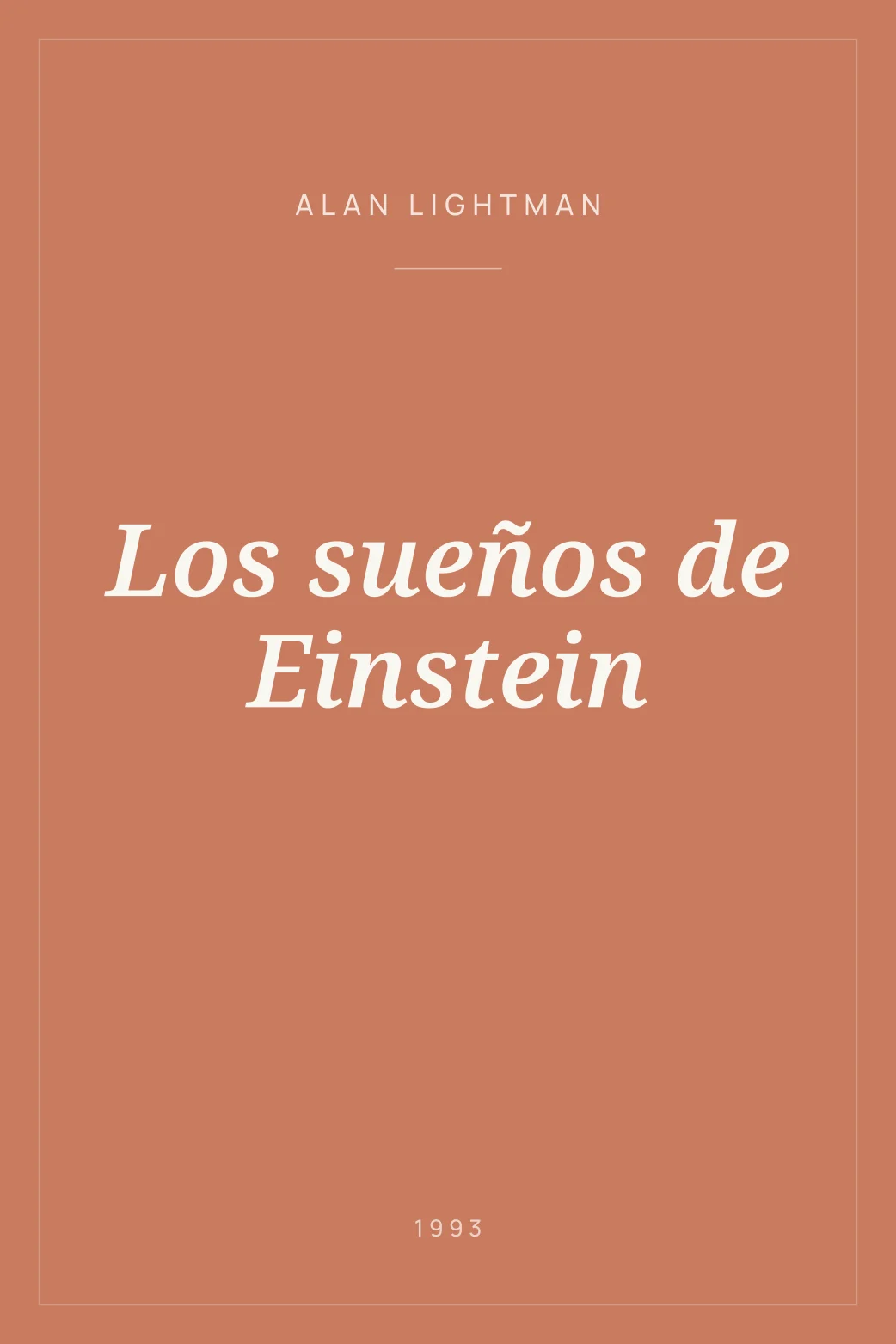 Portada de Los sueños de Einstein