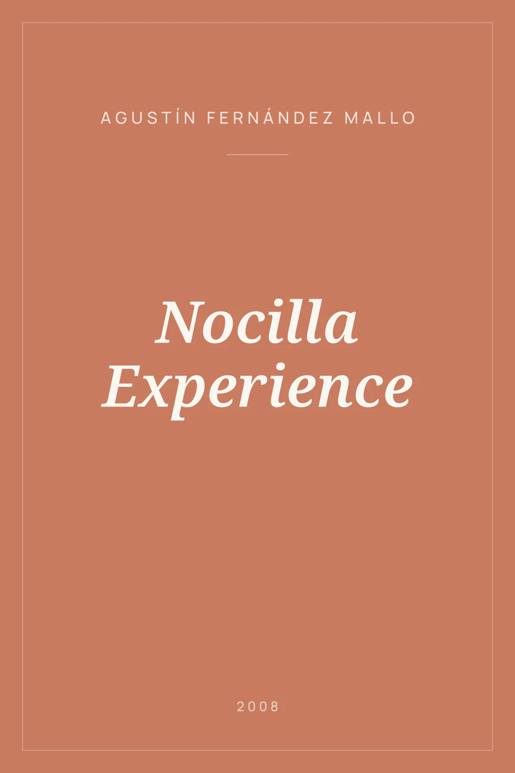 Portada de Nocilla Experience