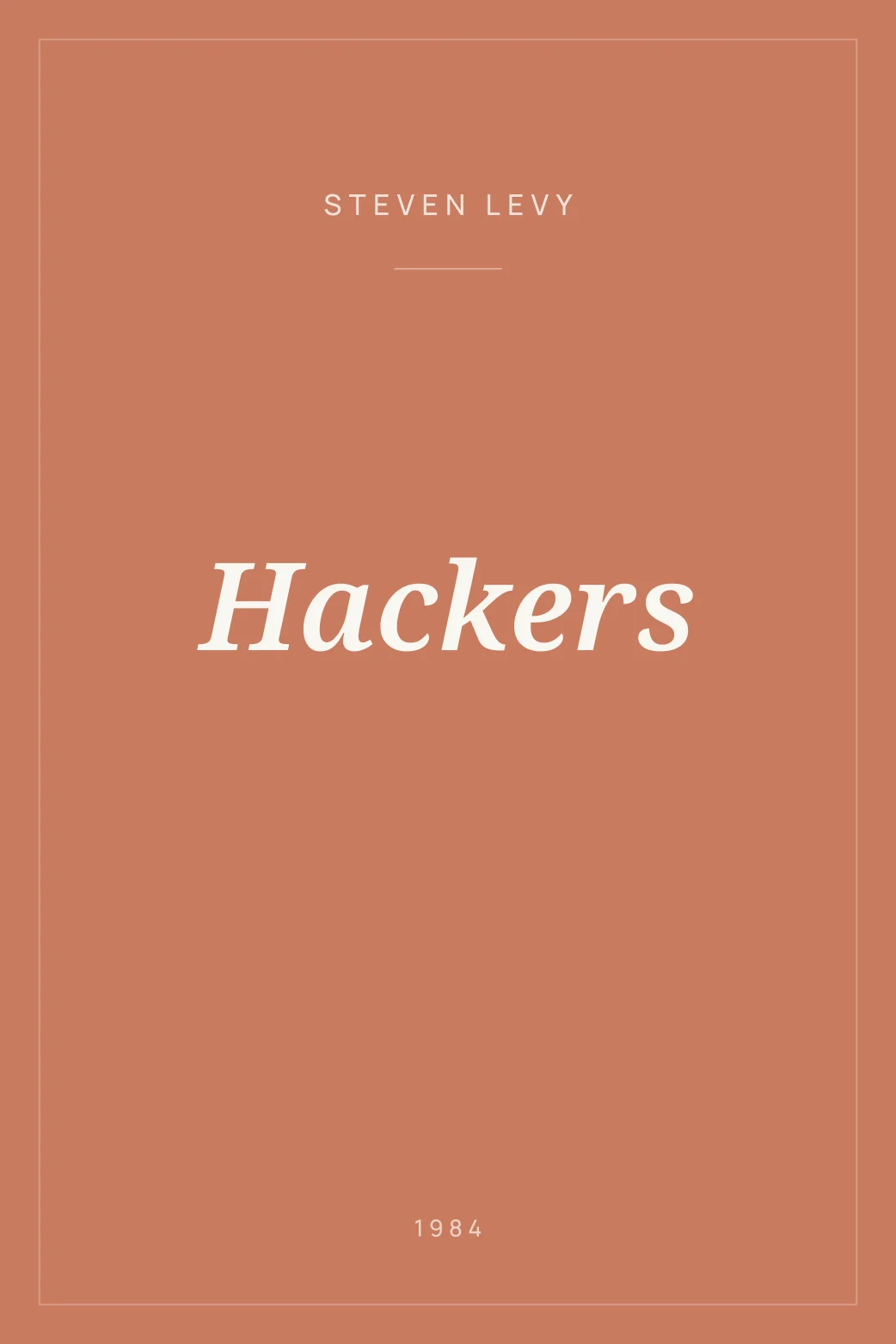 Portada de Hackers