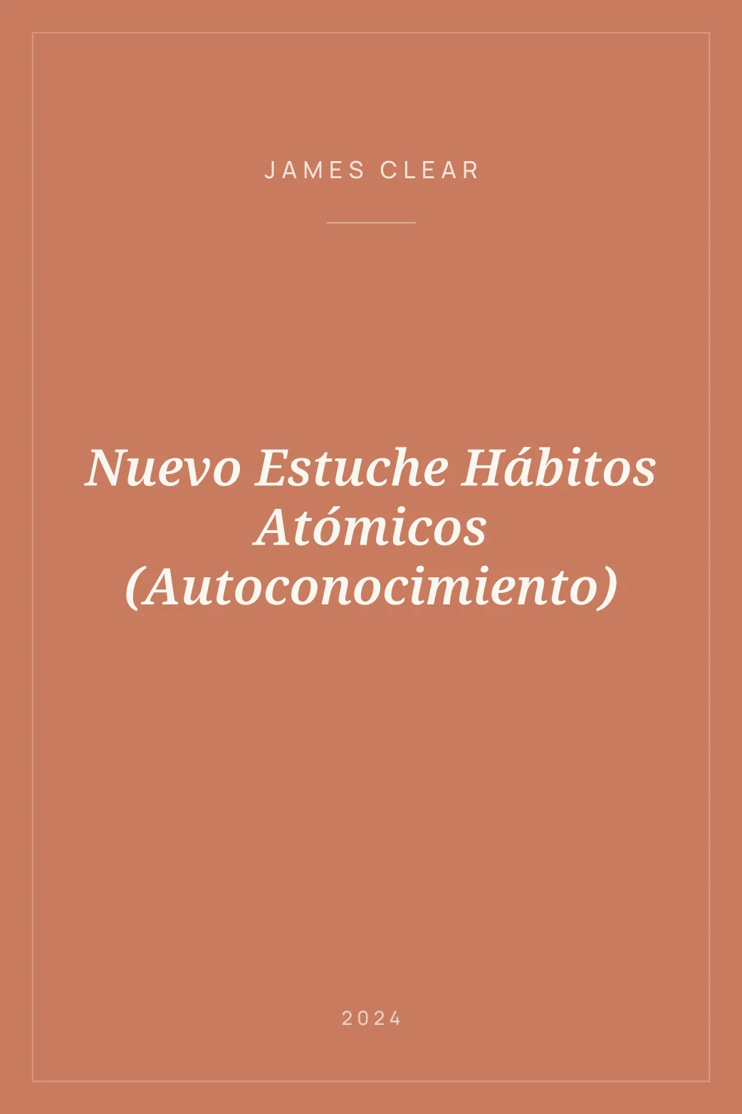 Portada de Nuevo Estuche Hábitos Atómicos (Autoconocimiento)