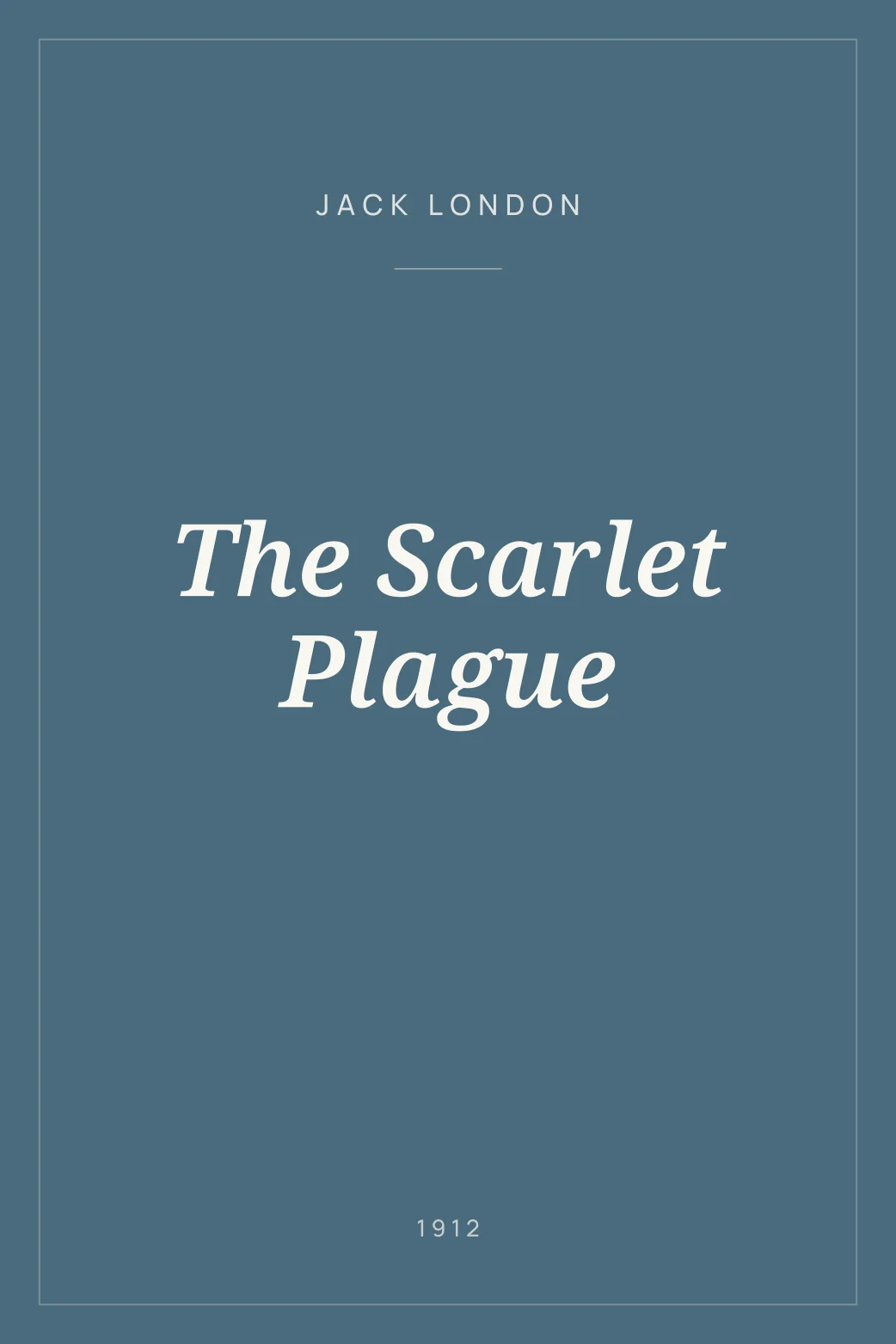 Portada de The Scarlet Plague