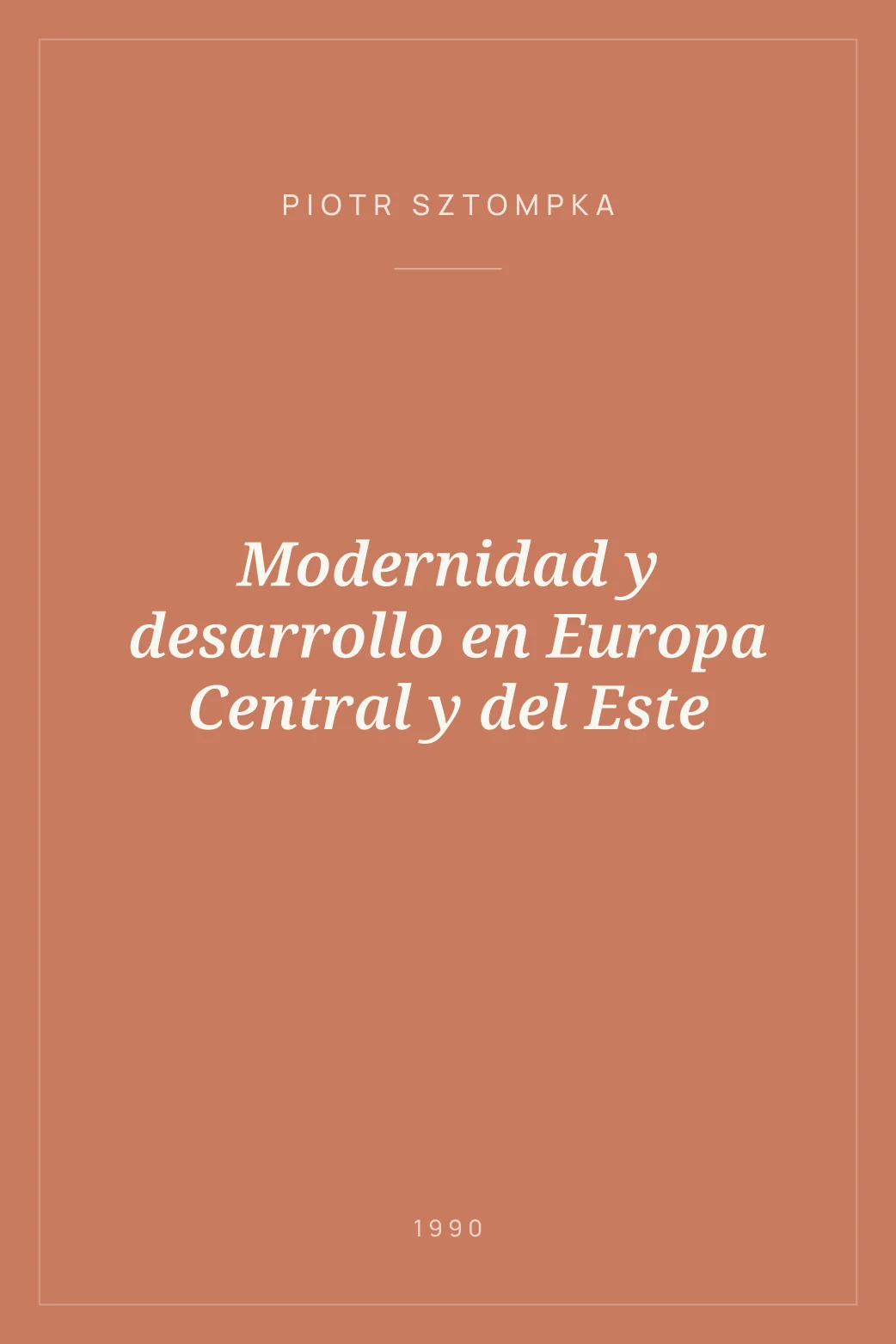 Portada de Modernidad y desarrollo en Europa Central y del Este