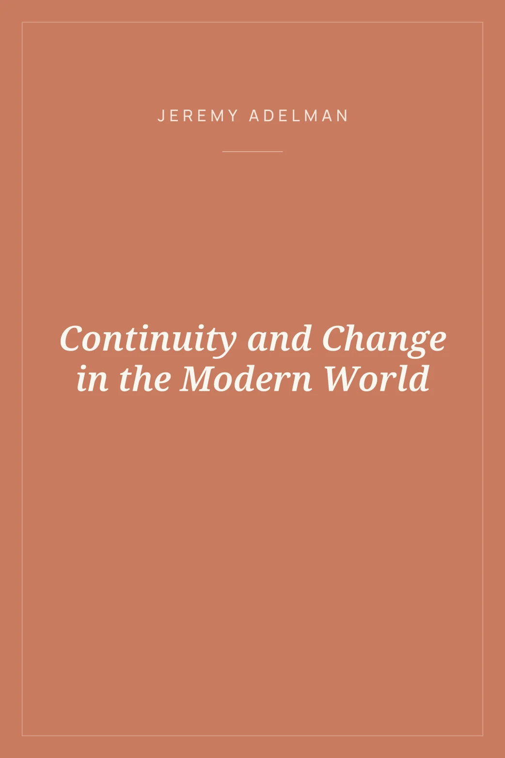 Portada de Continuity and Change in the Modern World