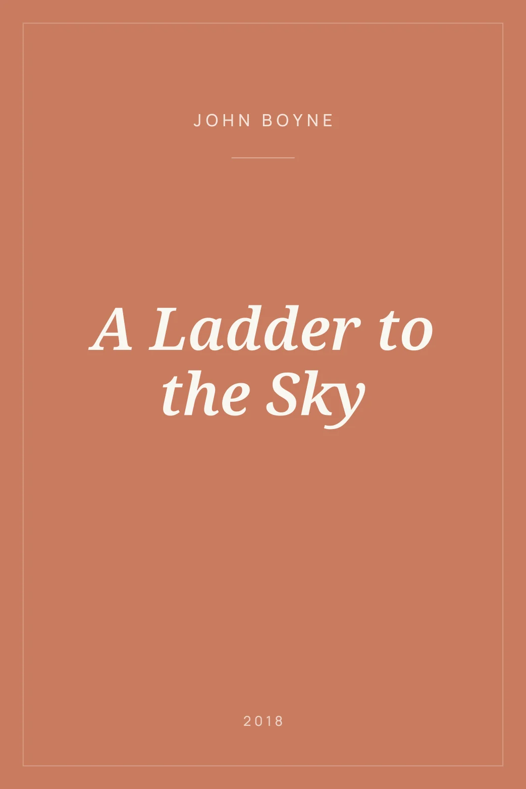 Portada de A Ladder to the Sky