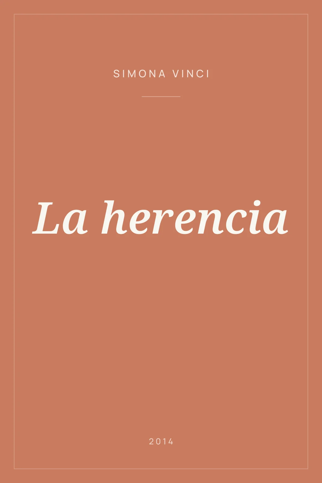 Portada de La herencia