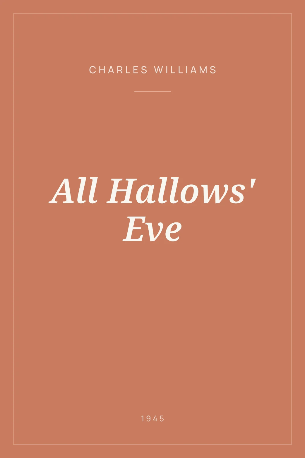 Portada de All Hallows' Eve