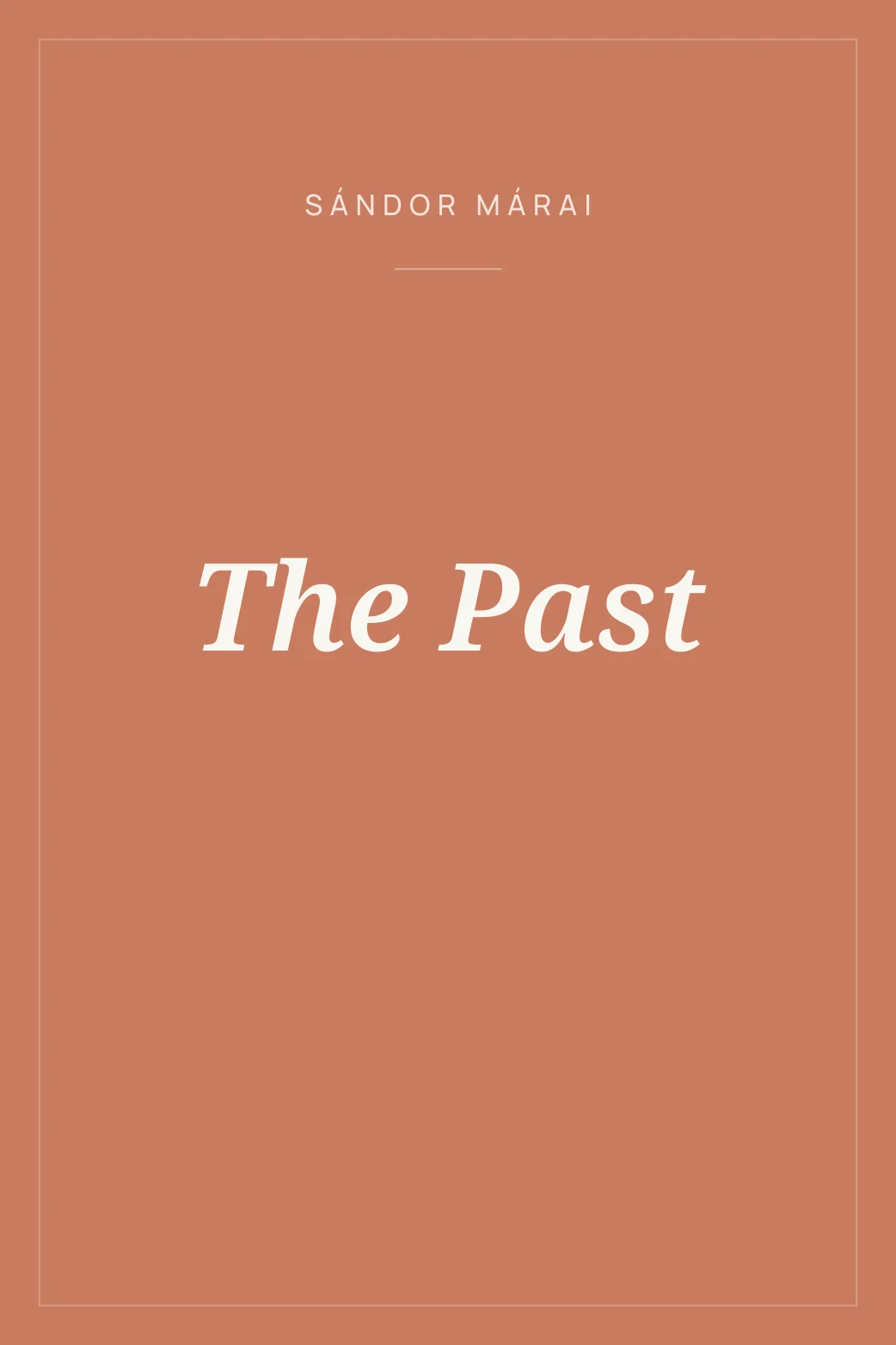 Portada de The Past