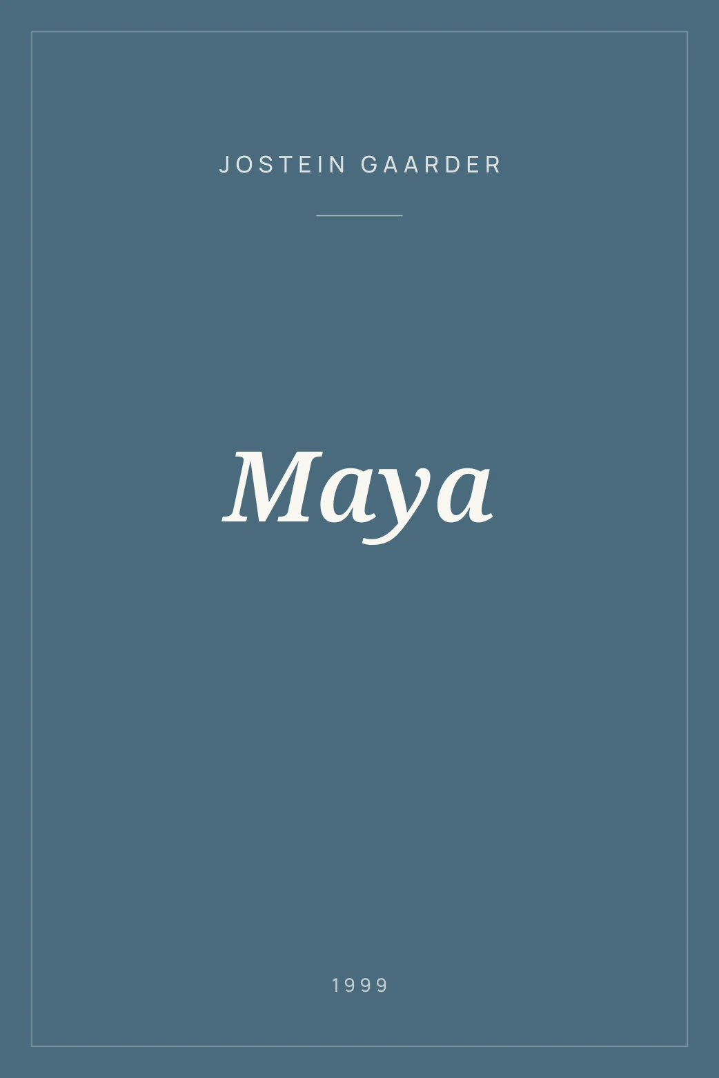 Portada de Maya