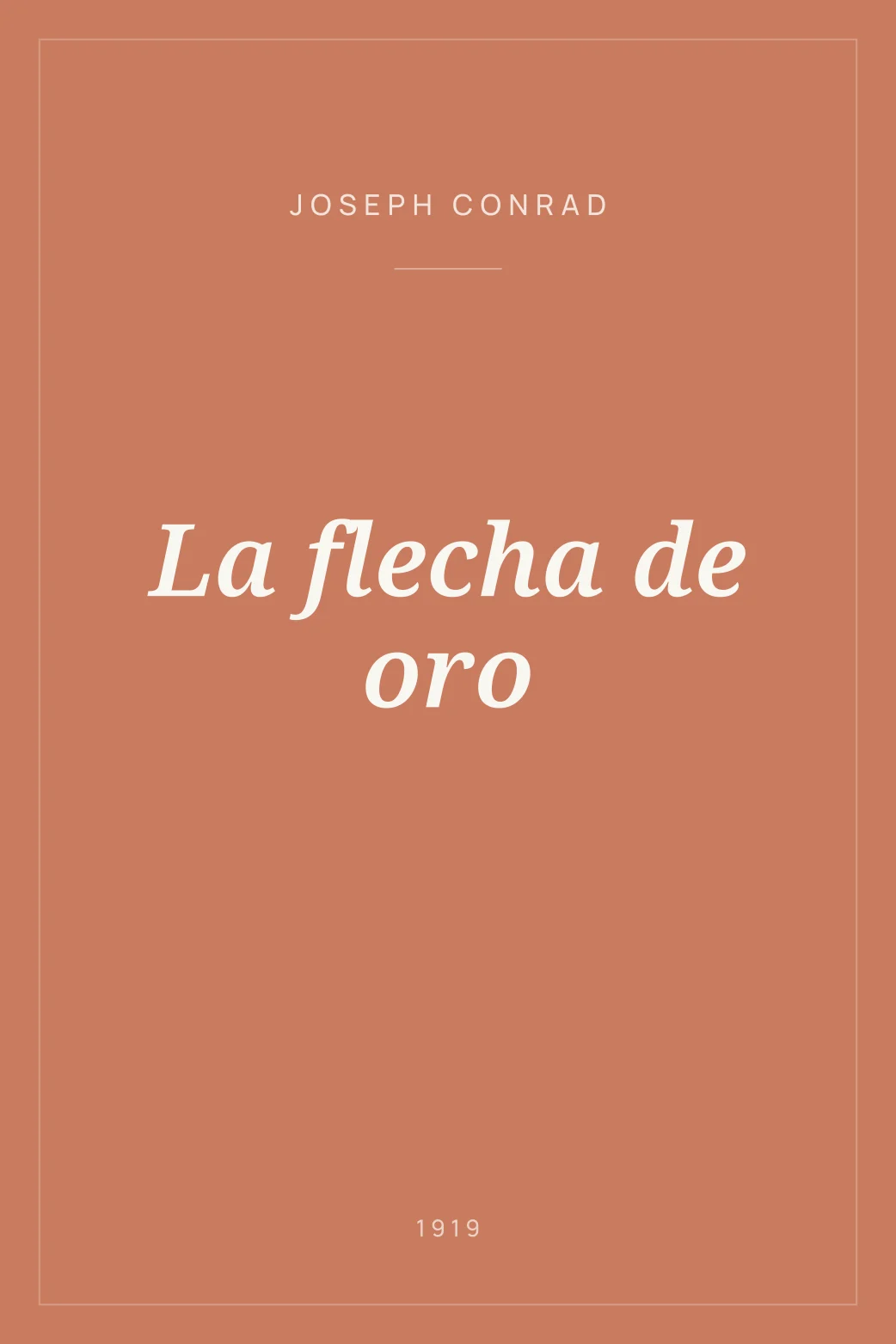 Portada de La flecha de oro