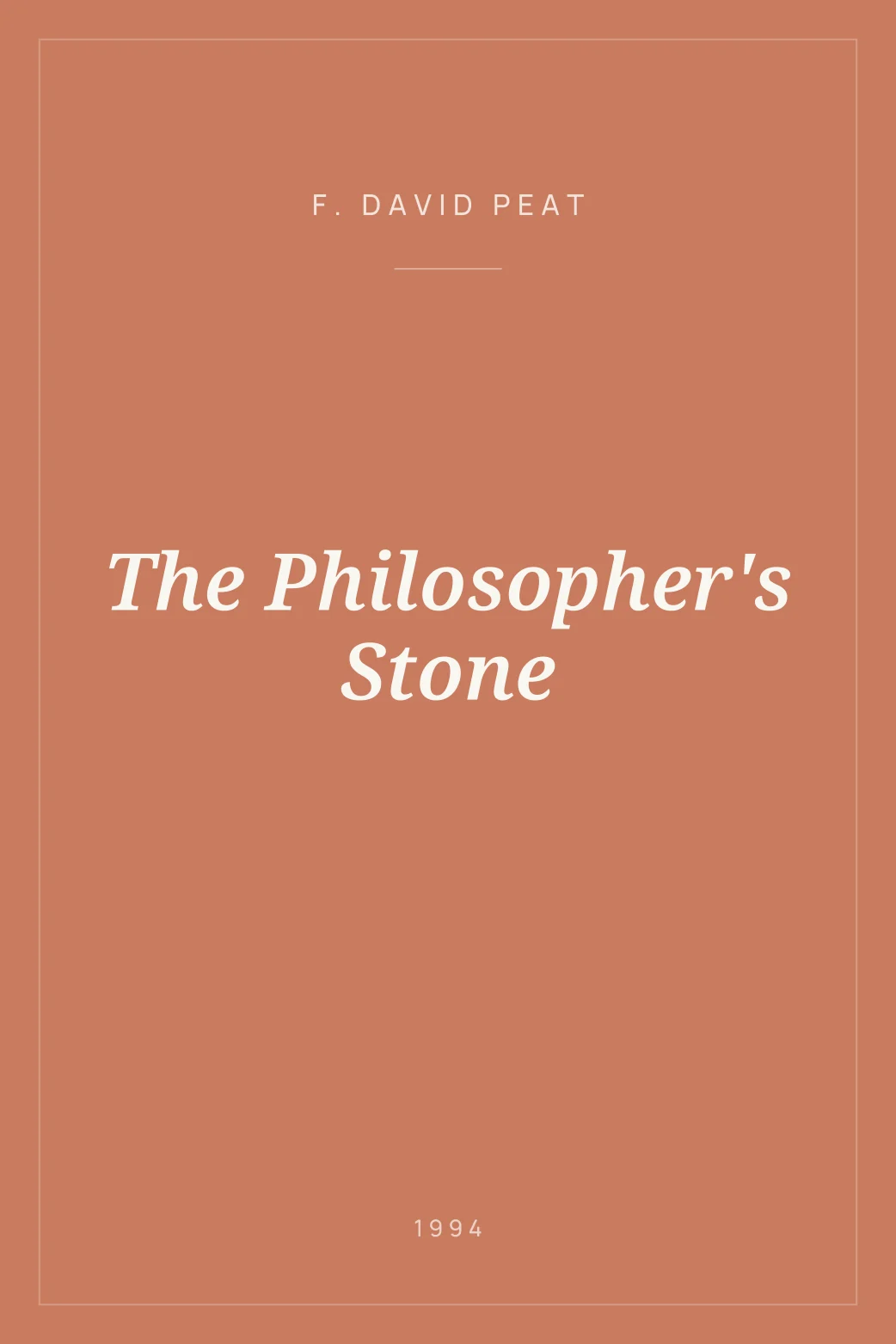 Portada de The Philosopher's Stone