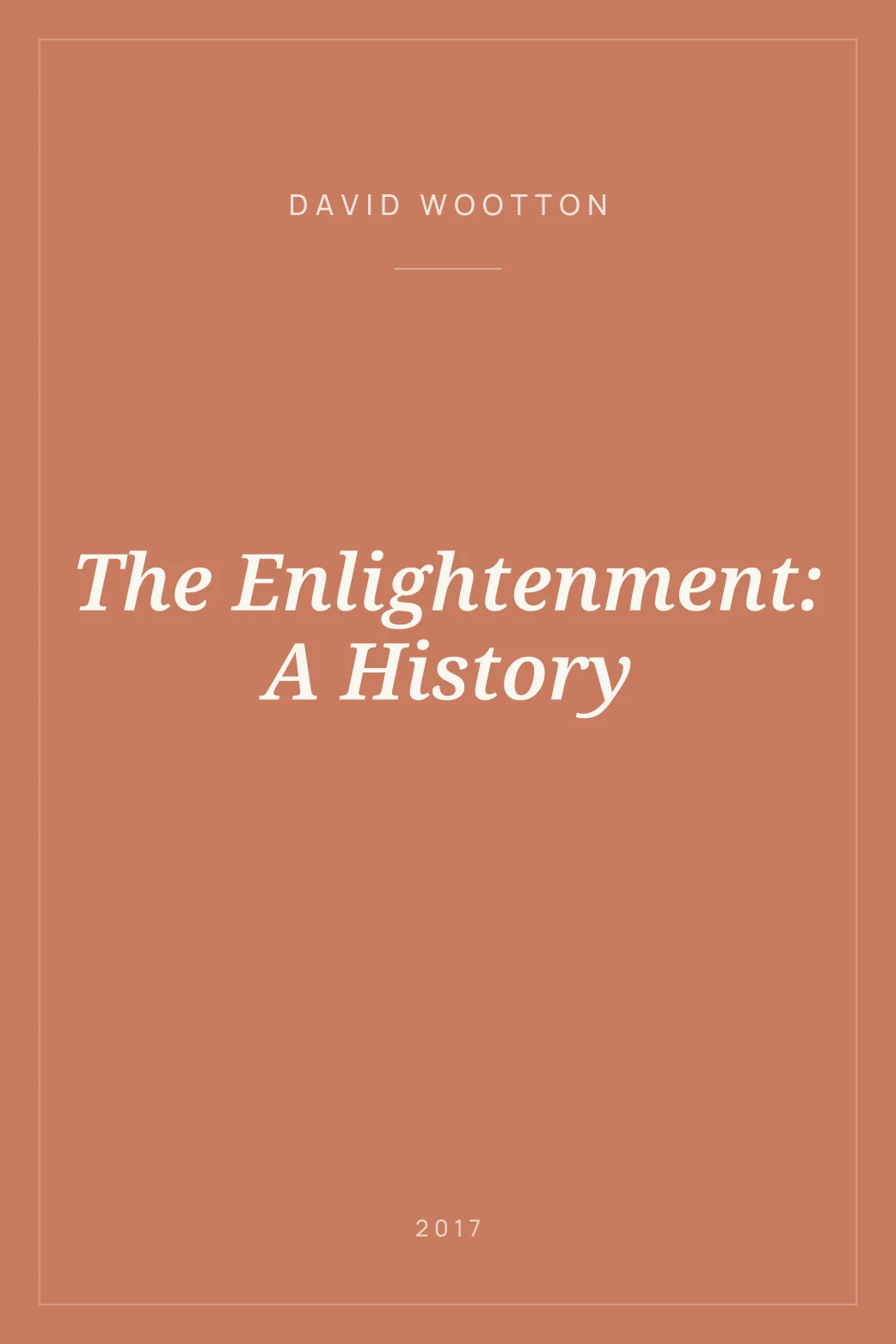 Portada de The Enlightenment: A History
