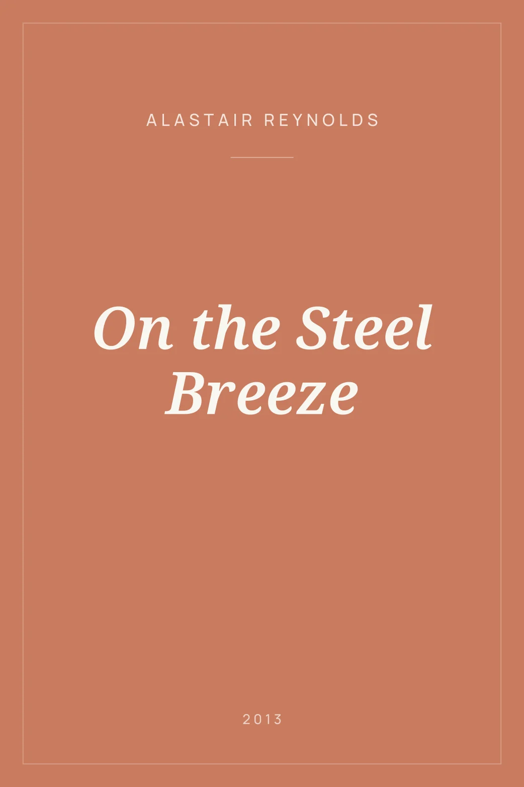 Portada de On the Steel Breeze