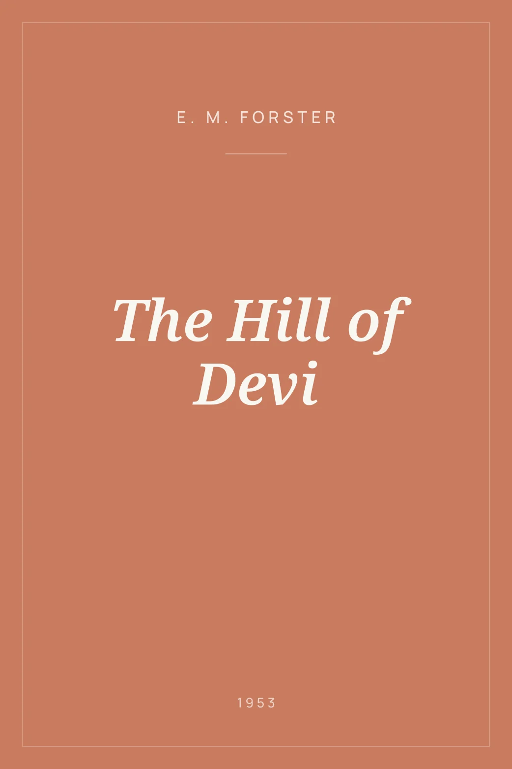 Portada de The Hill of Devi