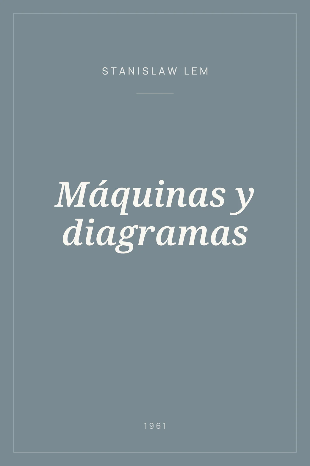 Portada de Máquinas y diagramas