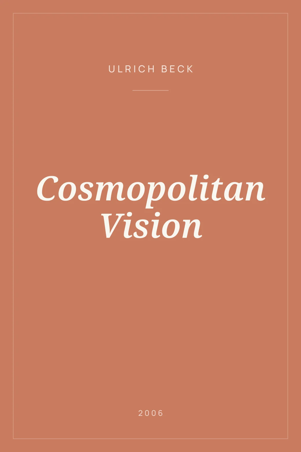 Portada de Cosmopolitan Vision