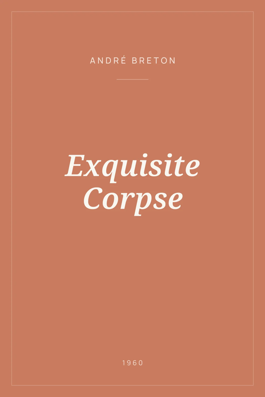 Portada de Exquisite Corpse