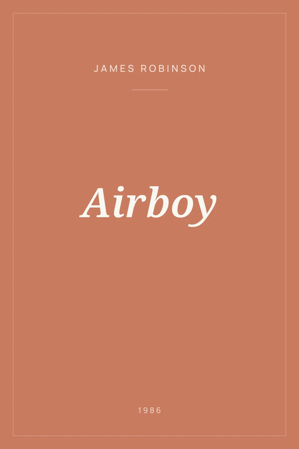 Portada de Airboy