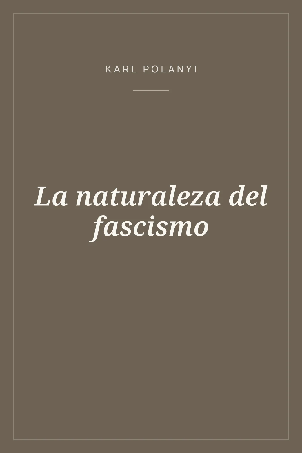 Portada de La naturaleza del fascismo