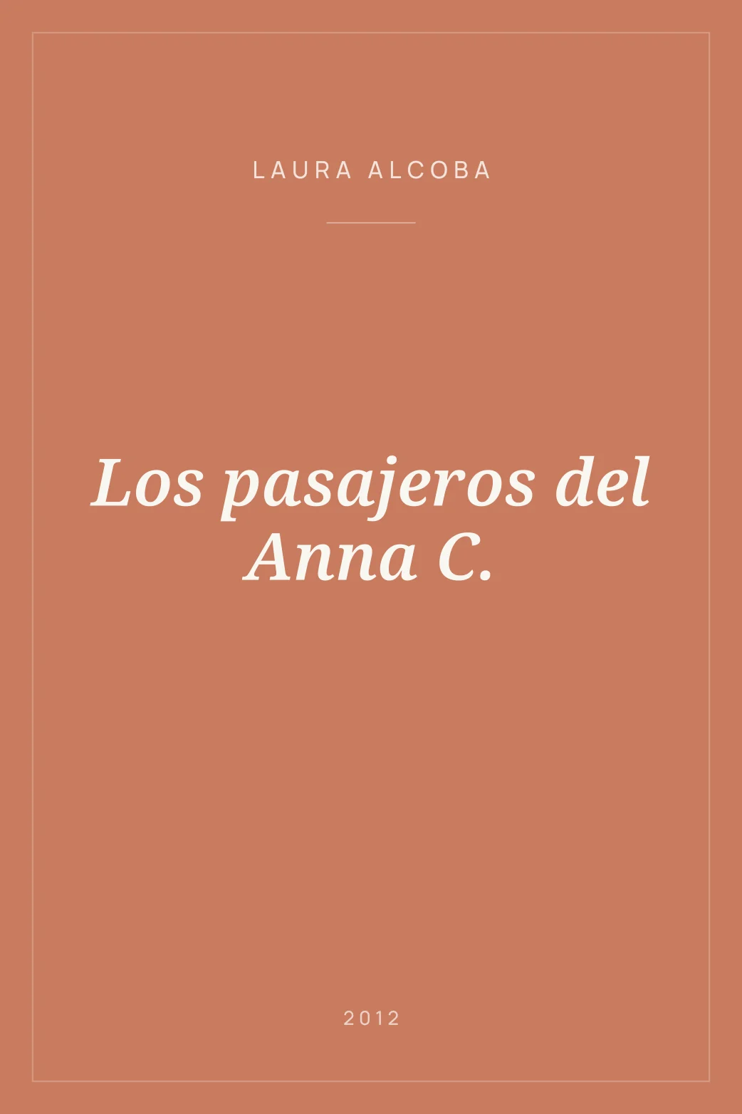 Portada de Los pasajeros del Anna C.