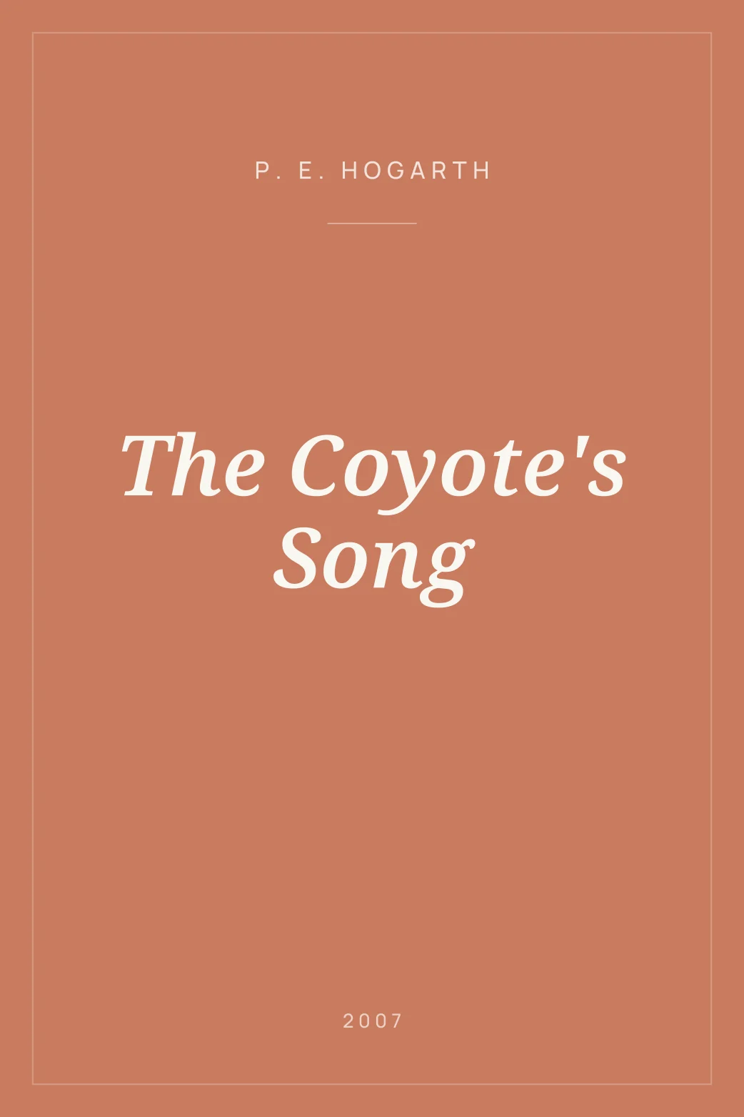 Portada de The Coyote's Song