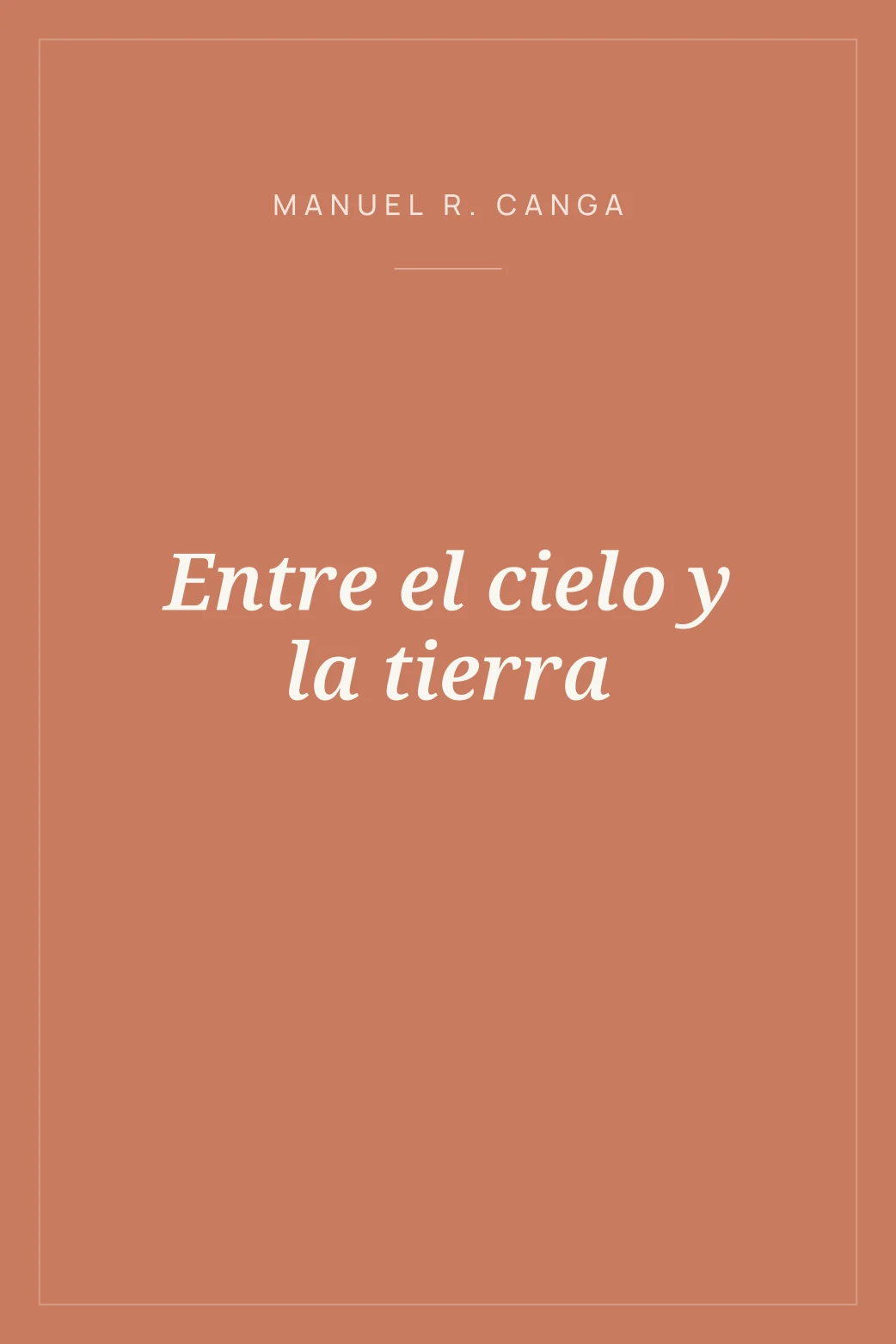 Portada de Entre el cielo y la tierra