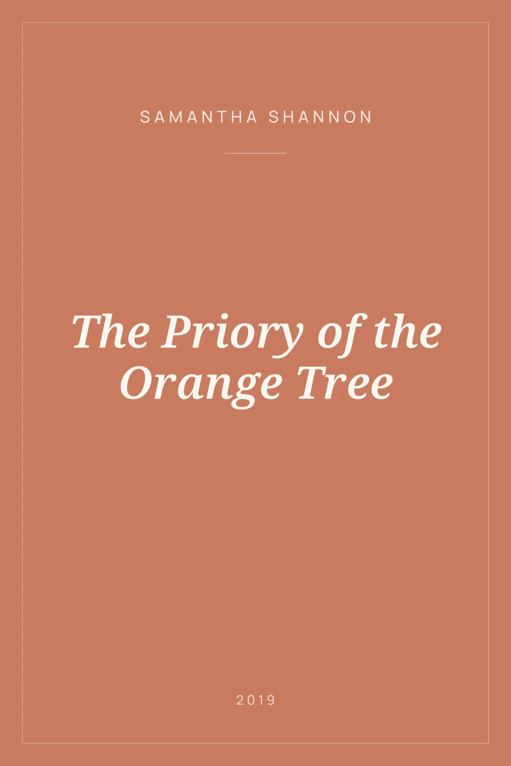 Portada de The Priory of the Orange Tree